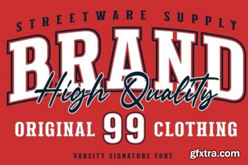 Varsity Signature Font