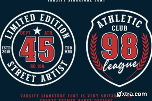 Varsity Signature Font