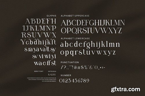 Kalisy Modern Serif Font YPLSH7N