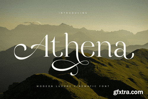 Athena - Modern Luxury Cinematic Font XXM5S9N