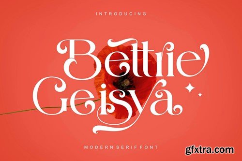 Bettrie Geisya Modern Serif Typeface 3PSME3X