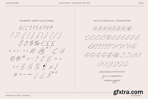 Hastheya Chic Stylish Signature Font 6QT8DB6