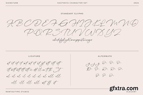 Hastheya Chic Stylish Signature Font 6QT8DB6