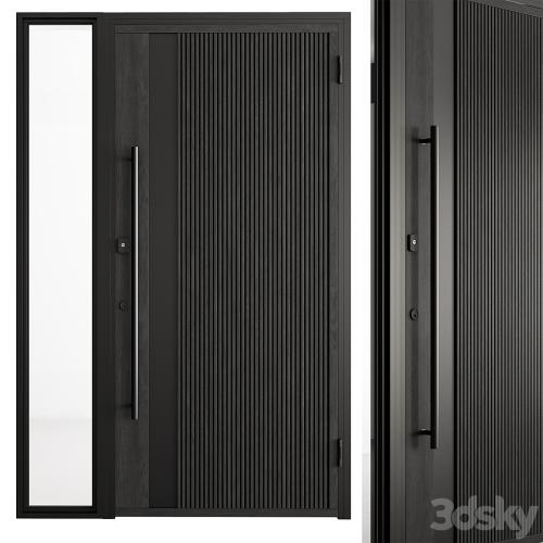 Wooden Front Door - Set 91