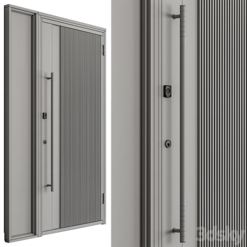 Wooden Front Door - Set 91