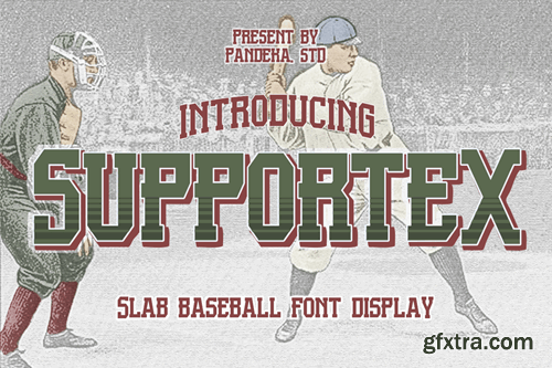 Supportex - Sport Baseball Font QFKRRPP