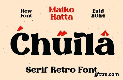 Chuila - Serif Retro Font 4WDHC9L