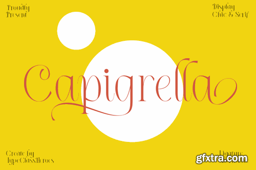 Capigrella Chic Font ZQVBEEQ