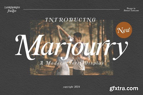 Marjourry - Modern Serif Display Font JAALY9M