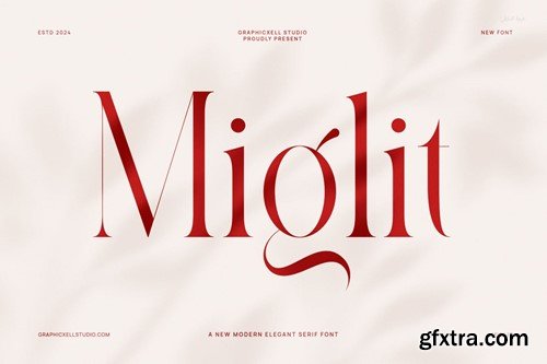 Miglit Elegant Serif Font J5TQD2H