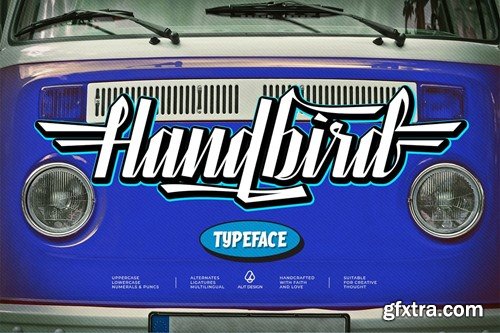 Handbird Script Font FUN7YM5