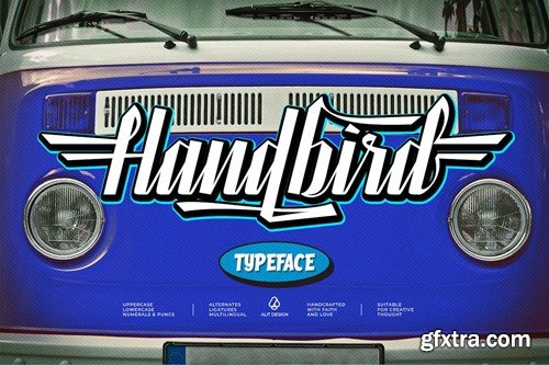 Handbird Script Font FUN7YM5