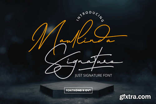 Maullinda Signature - Sophisticated Signature Font UX5LXGX