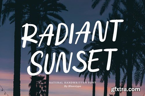 Radiant Sunset - Natural Handwritten Font JNP9NQZ