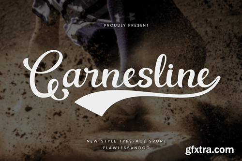 Garnesline Baseball Sport Font GHHZGXH