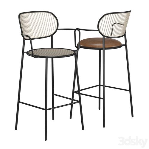 Piper Bar Chair with Armrests