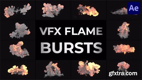 Videohive VFX Flame Bursts for After Effects 53628232