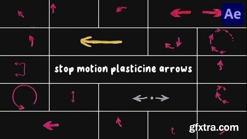 Videohive Stop Motion Plasticine Arrows for After Effects 53617481