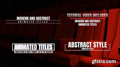 Videohive Animated Titles 53605467