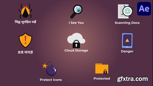 Videohive Internet Security Titles for After Effects 53599640