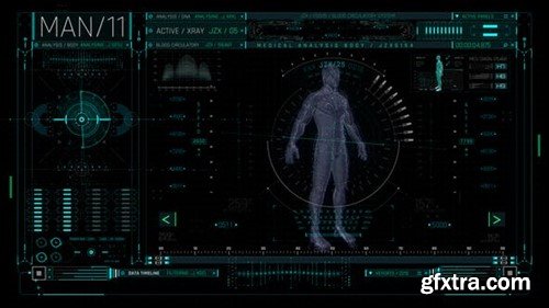 Videohive HUD Medical Man 53599635