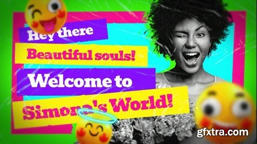 Videohive Simona's World Intro 53577318