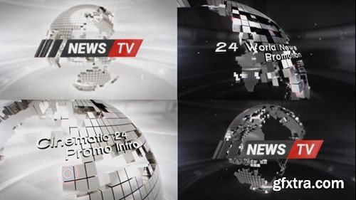 Videohive 24 World News Intro 53582767