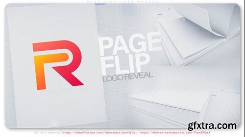 Videohive Page Flip Logo Reveal 53649096