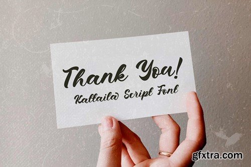 Kattaila - Handwritten Script Font RNKMMMW