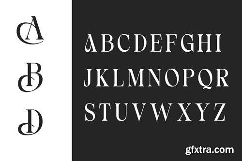 Aloozora - Elegant Display Serif Font ZX7CMLC