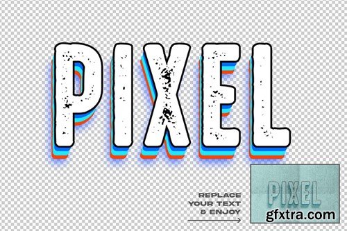 Halftone Editable Text Effect Layer Style JNE4Y5Y