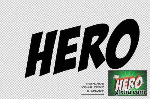 Comic Style Editable Text Effect Set 3C32MCY