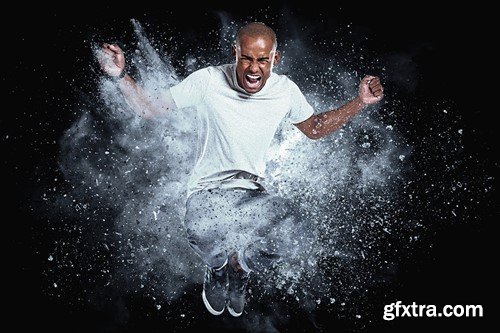 Powder Explosion Photo Effect AKJSMD6