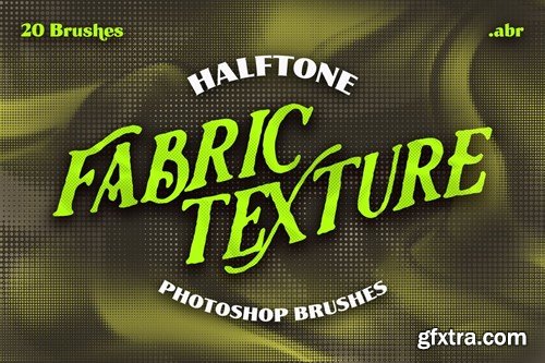 20 Halftone Fabric Texture Brushes Z3TU27D