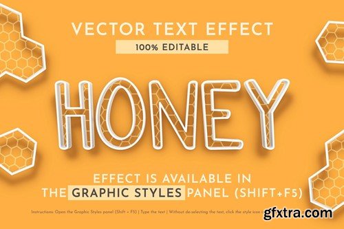 Sting Editable Text Effect, Graphic Style QH85R38