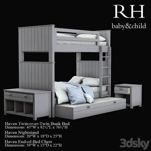 Haven Twin-over-Twin Bunk Bed