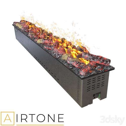 OM Steam Electric Fireplace AIRTONE premium VEPO series with imitation of firewood 2000