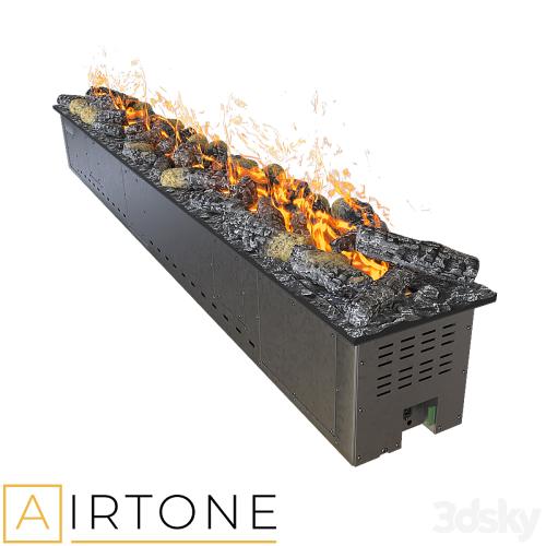 OM Steam Electric Fireplace AIRTONE premium VEPO series with imitation of firewood 2000