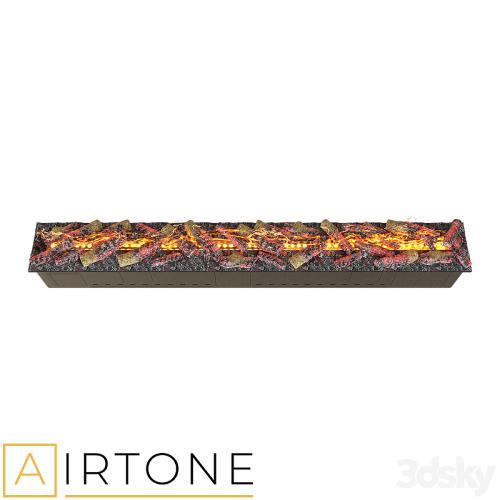 OM Steam Electric Fireplace AIRTONE premium VEPO series with imitation of firewood 2000