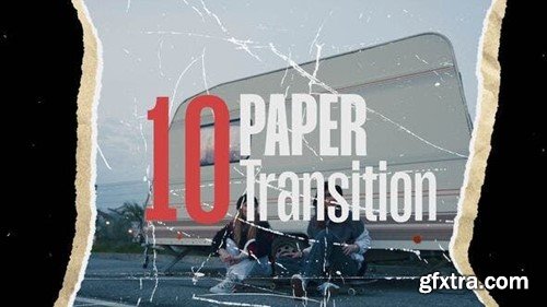 Videohive Torn Paper Transitions 53684949