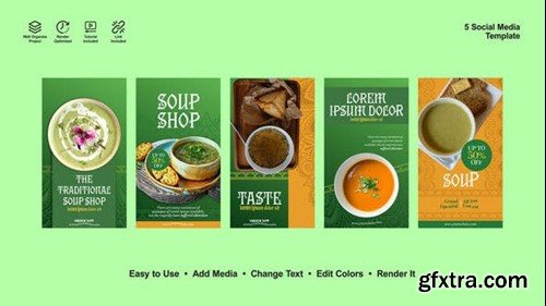 Videohive Food Instagram Stories 53672309