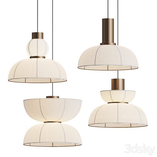 Retro Wabi Sabi Japanese Pendant Light