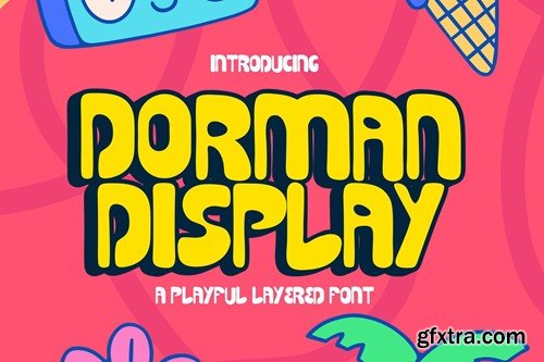 Dorman Display - A Shadowed Display Font TE4TNJC