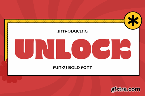 Unlock - Funky Bold Font EBGA97N