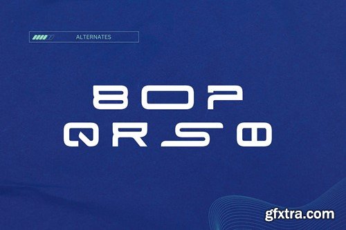 Aerob Sport - Techno Sport Typeface F7C9ZFL