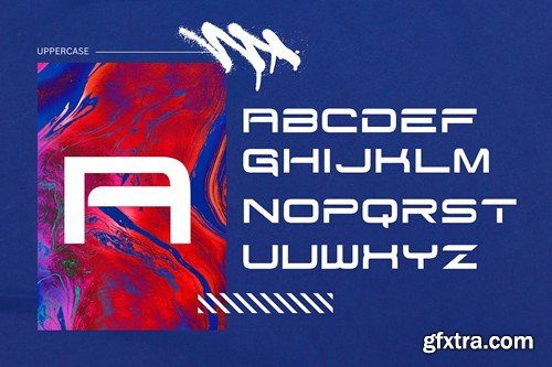 Aerob Sport - Techno Sport Typeface F7C9ZFL