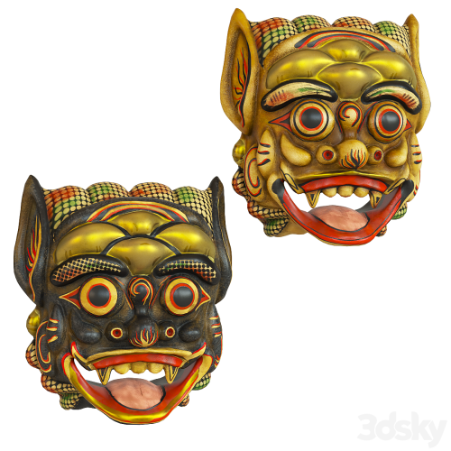 Balinese barong mask