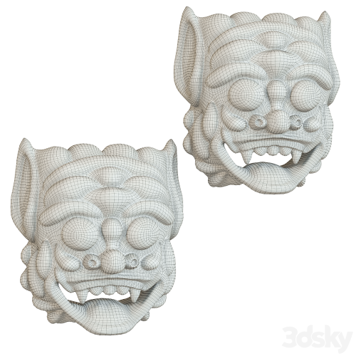 Balinese barong mask