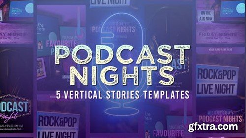 Videohive Podcast Nights Stories 53688976