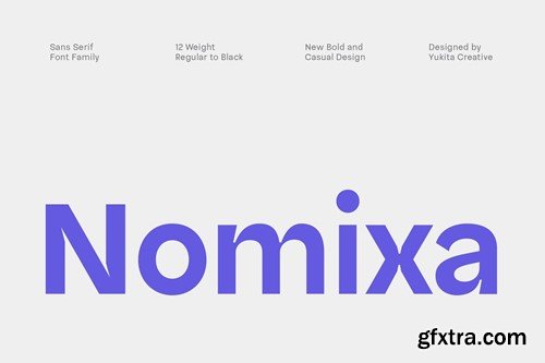 Nomixa Sans Serif Family Q6BAVRF